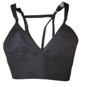 Victoria's Secret PINK Womans Black Deep V‎ Bralette Size XS